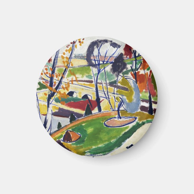 Imán Plat decorativo de Henry Lyman Sayen, (Frente)