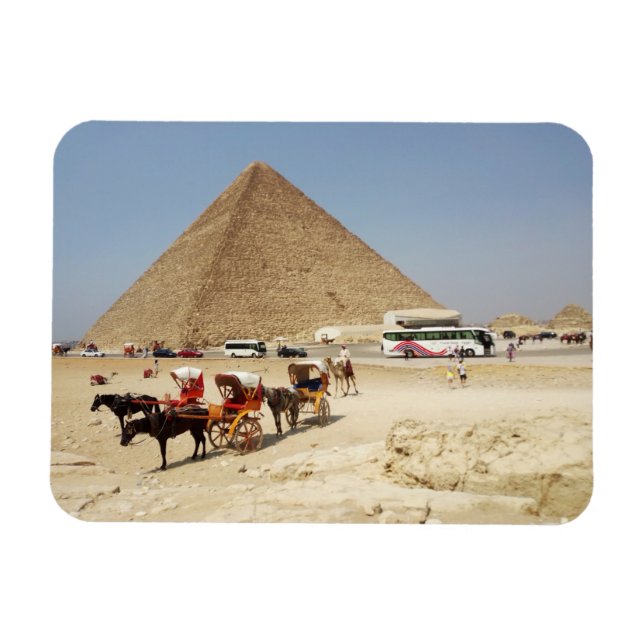 Imán Plataforma de observación alrededor de la pirámide (Horizontal)