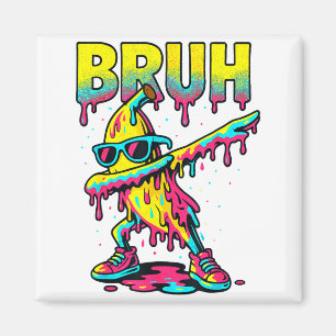 Imán Plátano Dabbing Bruh Helado Goteo Plátano Juventud