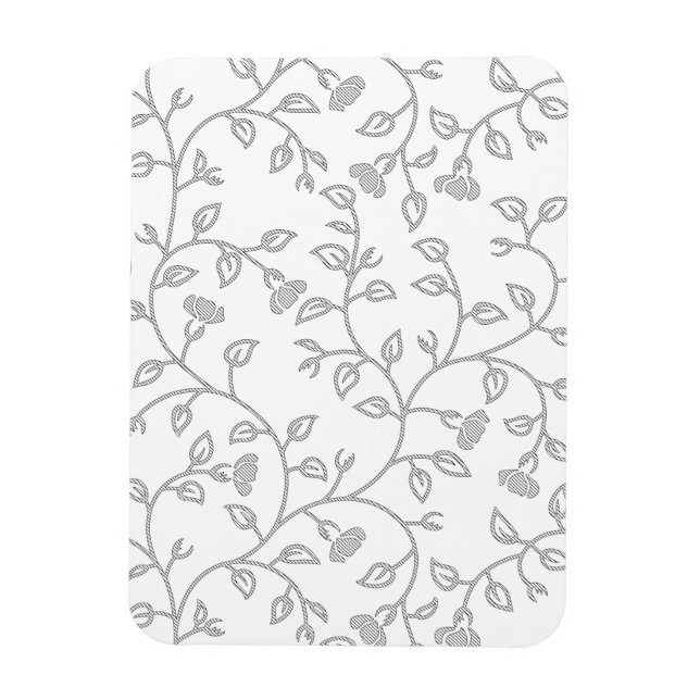 Imán Platino, Nieve Deriva, Diseño decorativo Star Dust (Vertical)