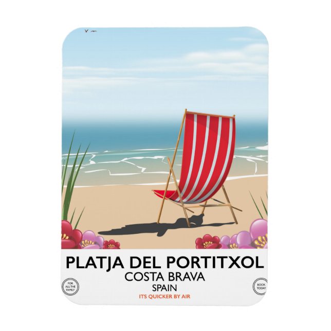 Imán Platja del Portitxol, Costa Brava, España (Vertical)