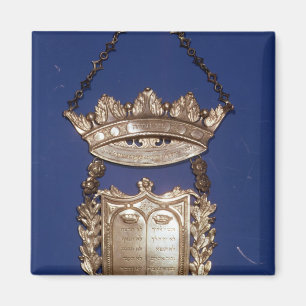 Imán Plato de aliento o Escudo para Torah Scroll