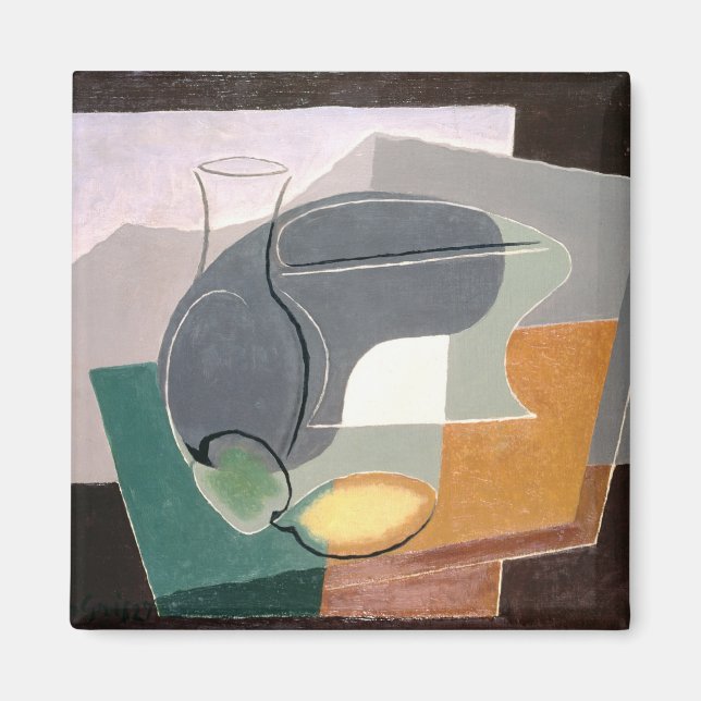 Imán Plato de fruta y jarra, 1927 (Frente)