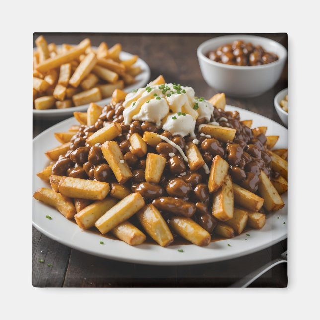 Imán Plato de Poutine (Frente)
