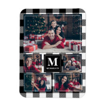 Platos blancos y negros 5 Foto con monograma