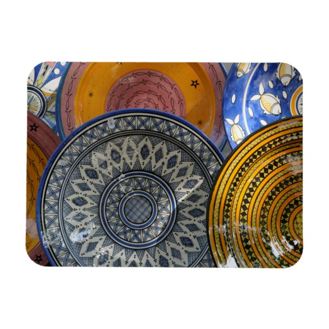Imán Platos de cerámica (Horizontal)