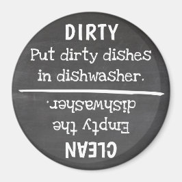 Imán Platos sucios y limpios hacen algo