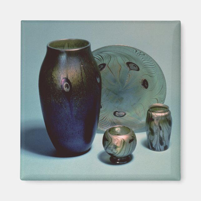 Imán Platos y jarrones de la especie Tiffany (Frente)