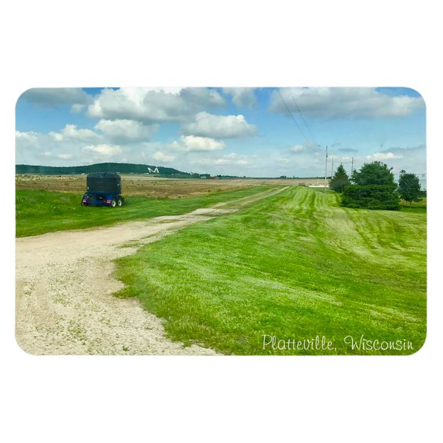 Imán Platteville, Wisconsin Midwest Photography Magnet (Horizontal)
