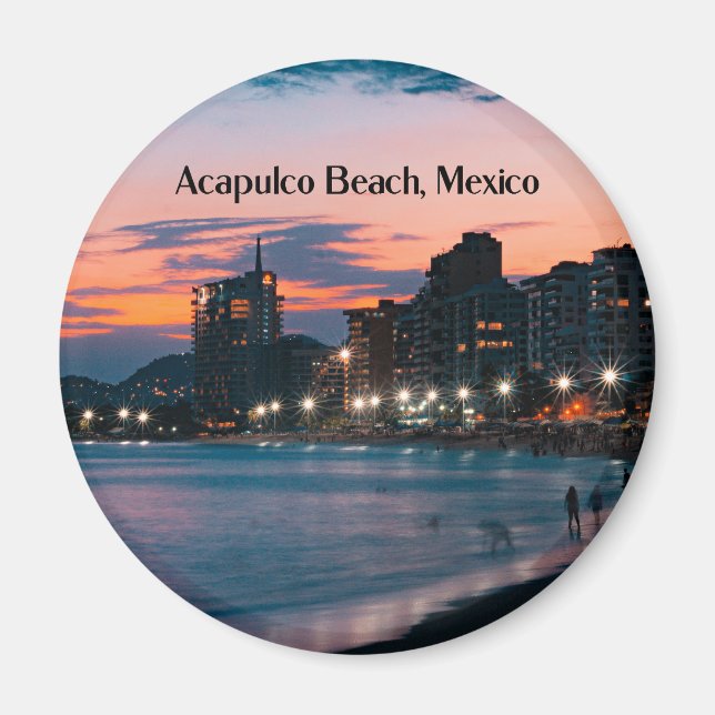 Imán Playa Acapulco, México (Frente)