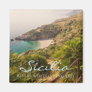 Imán Playa aislada en Lo Zingaro, Sicilia