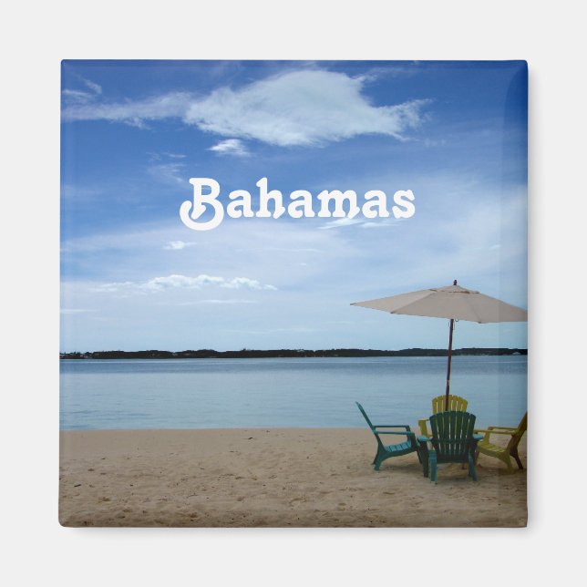 Imán Playa Bahama (Frente)