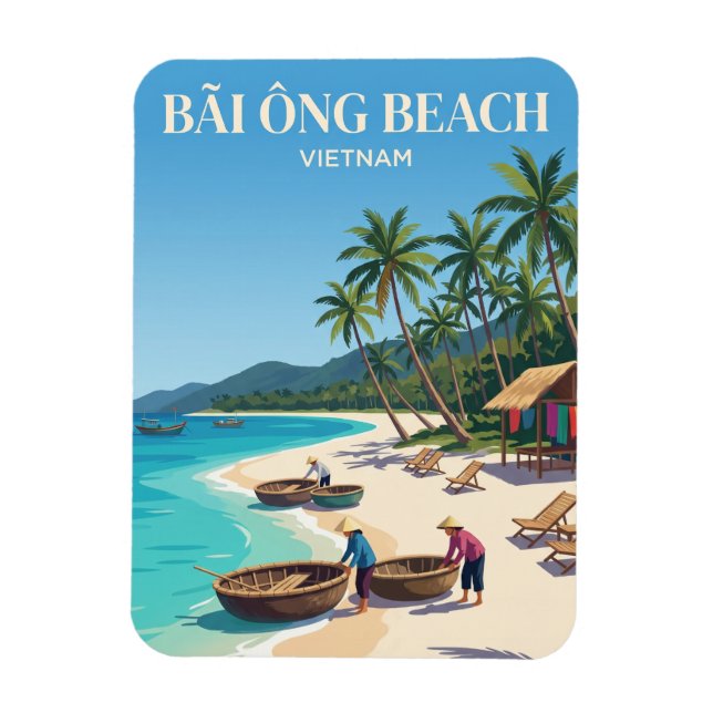 Imán Playa Bãi Ông Vietnam (Vertical)