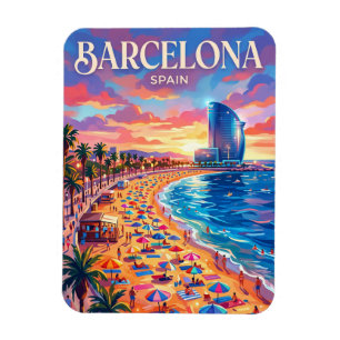 Imán Playa Barceloneta España