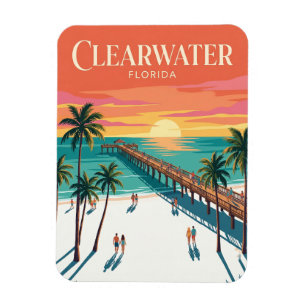 Imán Playa Clearwater EE. UU.
