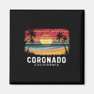 Imán Playa Coronado California Surfboard Playa