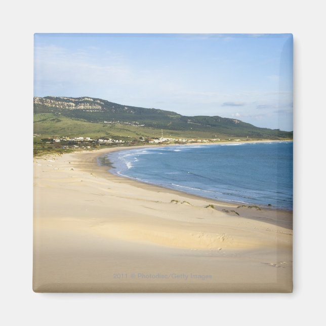 Imán Playa Costera En La Costa Cercana A Tarifa (Frente)