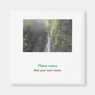 Imán playa de agua océano playa añadir nombre de sitio 