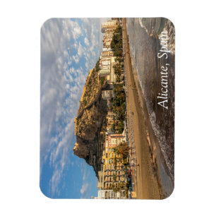 Imán Playa de Alicante al amanecer, España