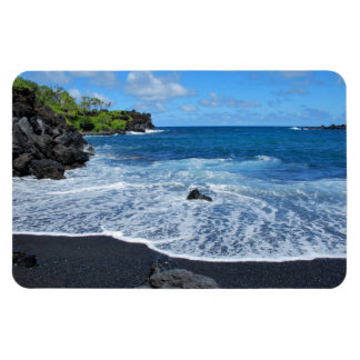 Imán Playa de arena negra, Parque Estatal Waianapanapa,