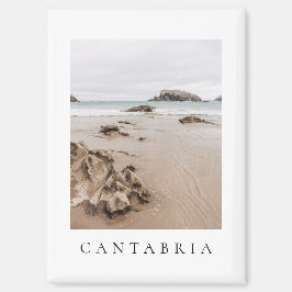 Imán Playa de Arnia en España, playa de estética neutra
