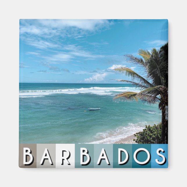 Imán Playa de Barbados (Frente)