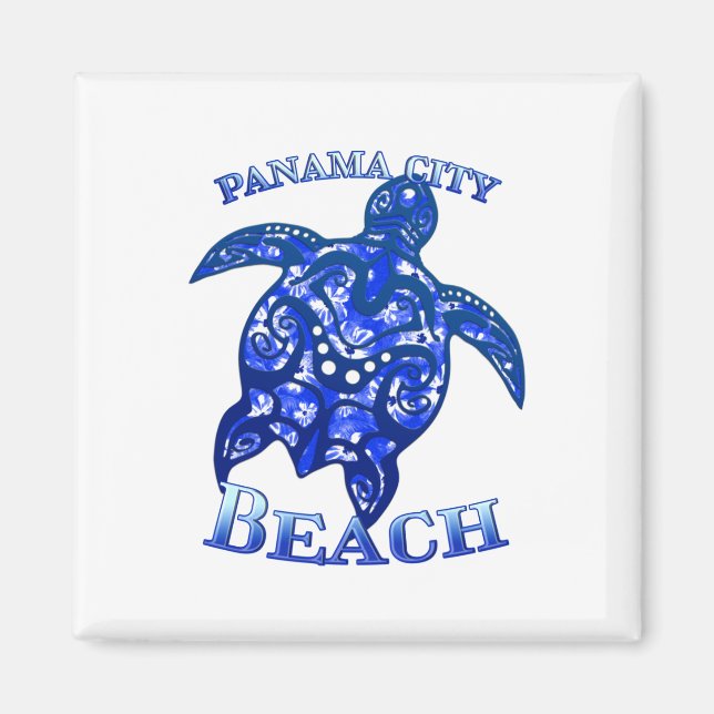 Imán Playa de Ciudad de Panamá Florida Vacacional Tortu (Frente)