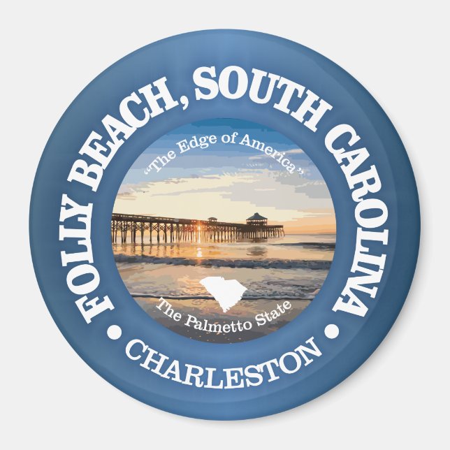 Imán Playa de Folly (C) (Frente)