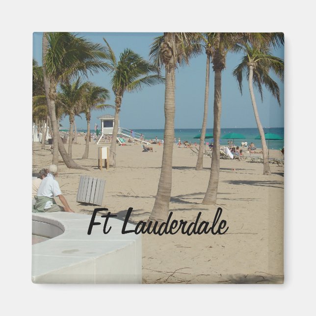 Imán Playa de Ft Lauderdale (Frente)