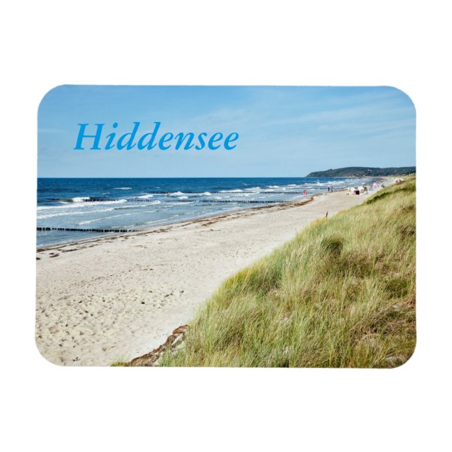Imán Playa de Hiddensee (Horizontal)