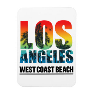 Imán Playa de la Costa Oeste de Los Ángeles