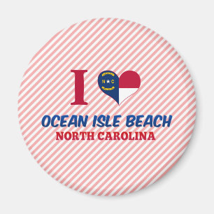 Imán Playa de la isla del océano, Carolina del Norte