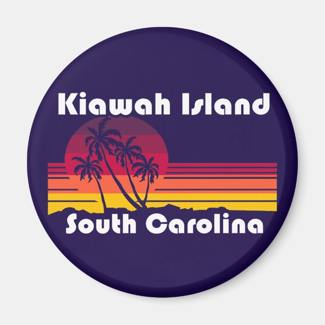 Imán Playa de la Isla Kiawah Carolina del Sur (Frente)