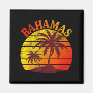 Imán playa de las Bahamas vacaciones de verano tropical