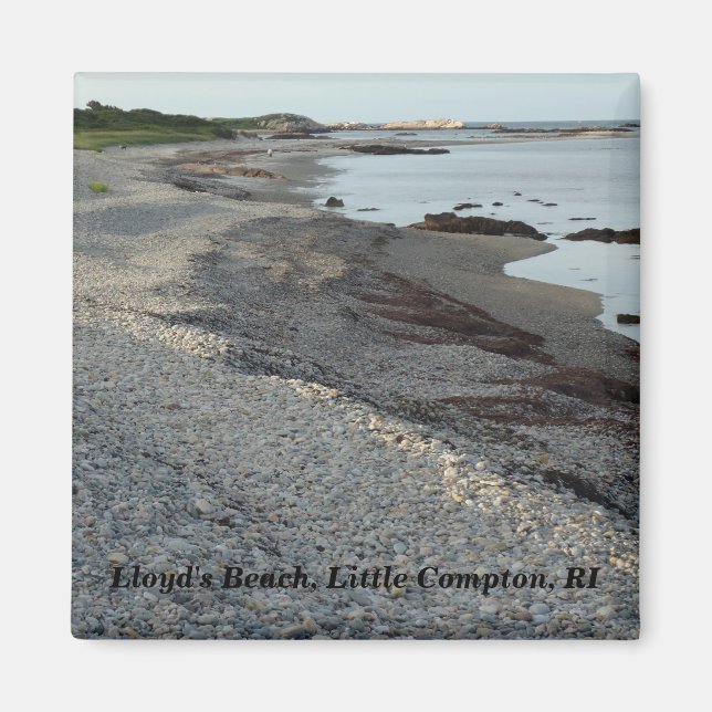Imán Playa de Lloyd's, Little Compton, RI (Frente)