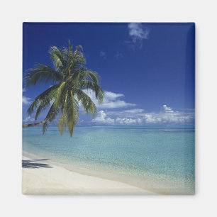 Imán Playa de Matira en la isla de Bora,