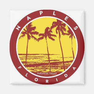 Imán Playa de Nápoles Florida Palmeras