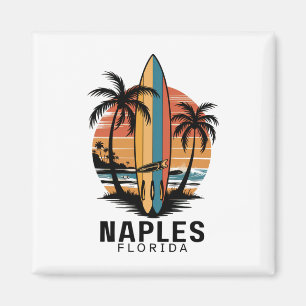 Imán Playa de Nápoles Florida Surfing Surfista _1