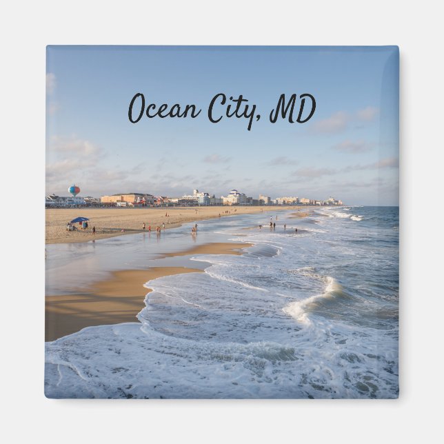 Imán Playa de Ocean City, Maryland (Frente)