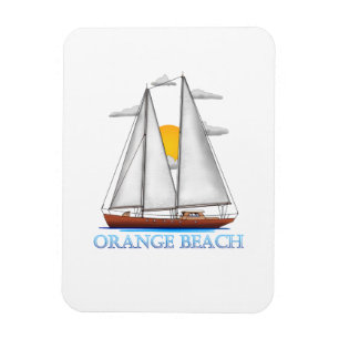 Imán Playa de Orange Costa Náutica Vela Marinero