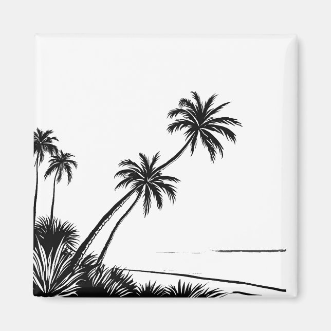 Imán Playa de Palm Beach (Frente)