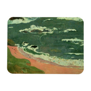 Imán Playa de Paul Gauguin el en Le Pouldu, 1889