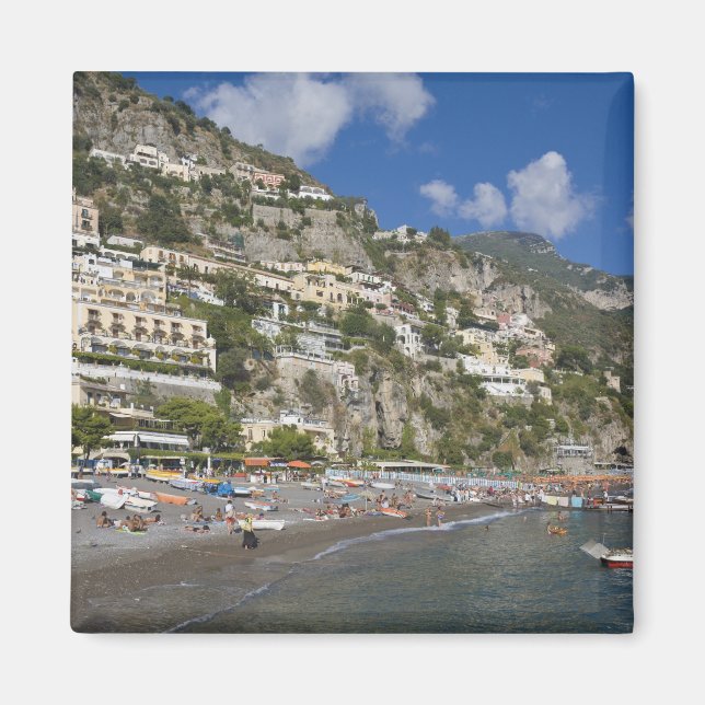 Imán Playa de Positano, Campania, Italia (Frente)