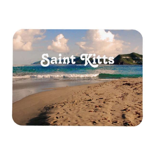 Imán Playa de Saint Kitts (Horizontal)