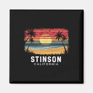 Imán Playa de Stinson California Surfboard Beach