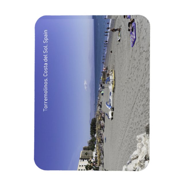 Imán Playa de Torremolinos, Costa del Sol, España (Vertical)