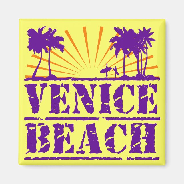 Imán Playa de Venecia (Frente)