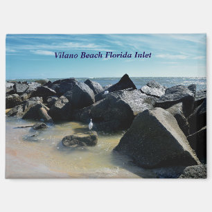 Imán Playa de Vilano, Florida