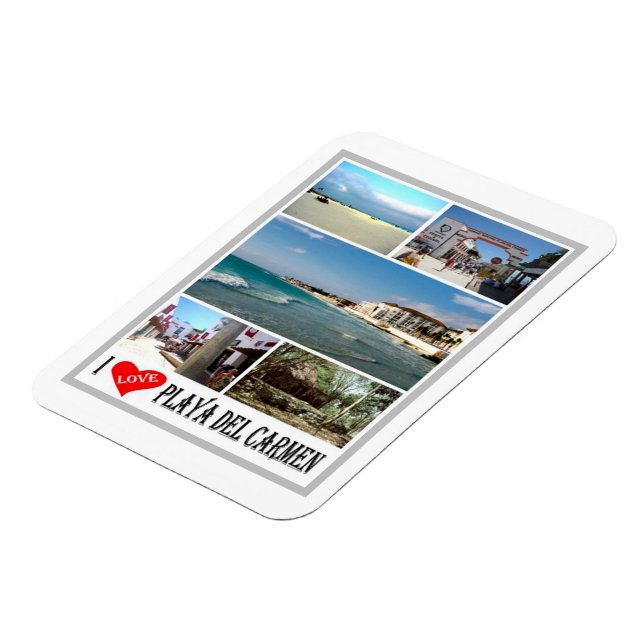 Imán Playa Del Carmen - México - Amo - (Lado Izquierdo)
