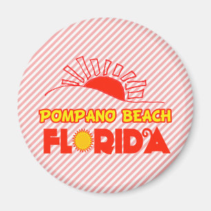 Imán Playa del pompano, la Florida